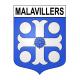 Adesivi stemma Malavillers adesivo