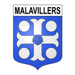Malavillers 54 ville sticker blason écusson autocollant adhésif