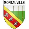 Montauville 54 ville sticker blason écusson autocollant adhésif