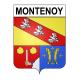 Montenoy 54 ville sticker blason écusson autocollant adhésif