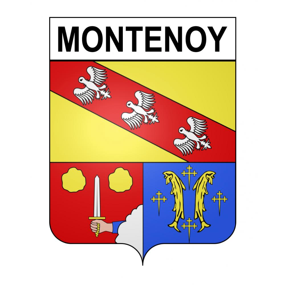 Adesivi stemma Montenoy adesivo