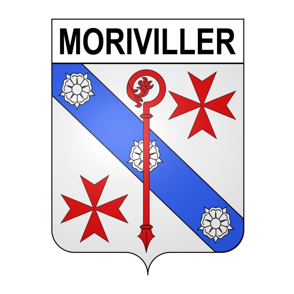 Stickers coat of arms Moriviller adhesive sticker