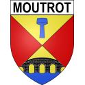 Moutrot 54 ville sticker blason écusson autocollant adhésif