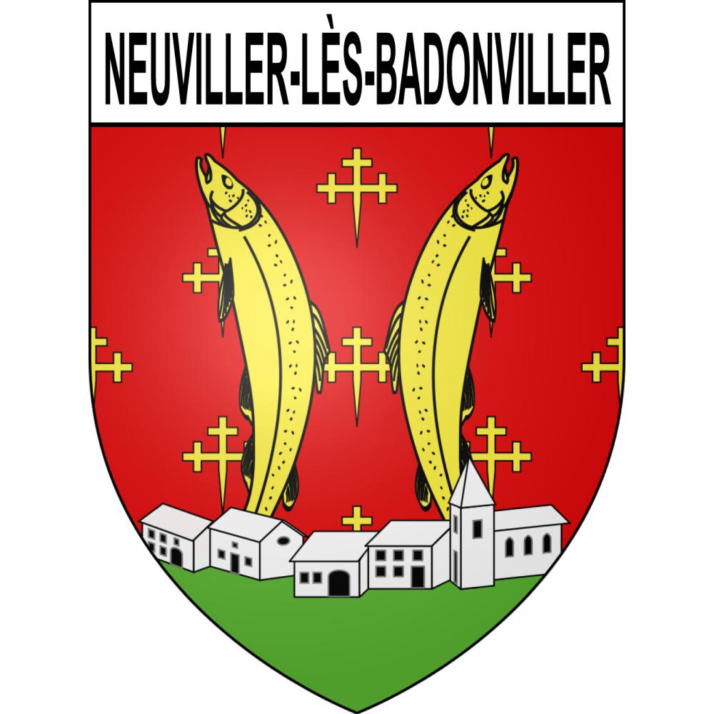 Neuviller-lès-Badonviller 54 ville sticker blason écusson autocollant adhésif