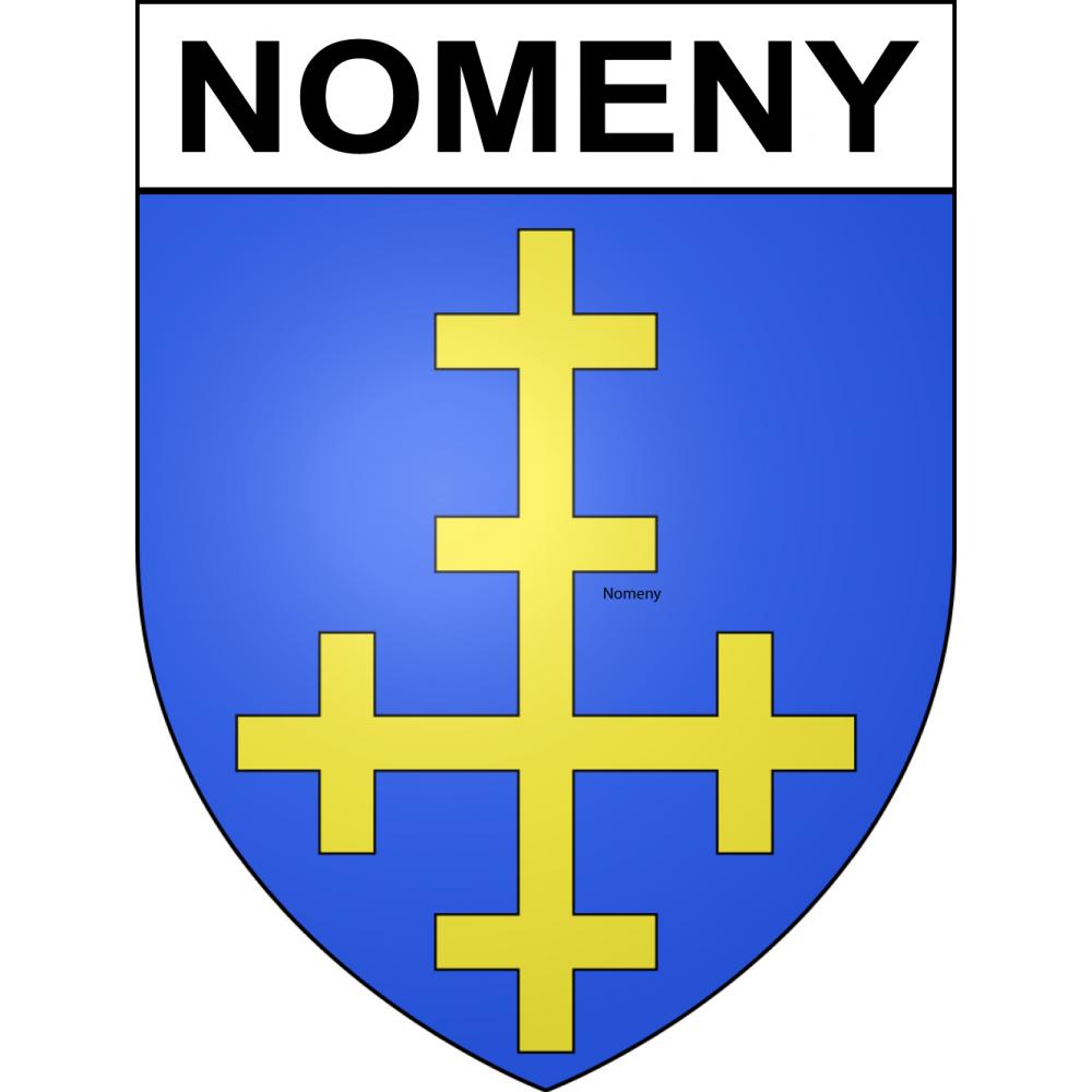 Pegatinas escudo de armas de Nomeny adhesivo de la etiqueta engomada