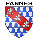 Stickers coat of arms Pannes adhesive sticker