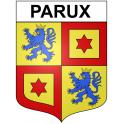 Stickers coat of arms Parux adhesive sticker