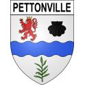 Stickers coat of arms Pettonville adhesive sticker