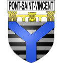 Pont-Saint-Vincent 54 ville sticker blason écusson autocollant adhésif