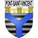 Pont-Saint-Vincent Sticker wappen, gelsenkirchen, augsburg, klebender aufkleber
