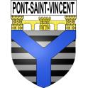 Stickers coat of arms Pont-Saint-Vincent adhesive sticker