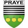 Praye Sticker wappen, gelsenkirchen, augsburg, klebender aufkleber