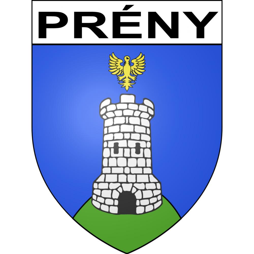 Pegatinas escudo de armas de Prény adhesivo de la etiqueta engomada