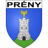 Pegatinas escudo de armas de Prény adhesivo de la etiqueta engomada