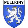 Pulligny Sticker wappen, gelsenkirchen, augsburg, klebender aufkleber