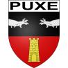 Pegatinas escudo de armas de Puxe adhesivo de la etiqueta engomada