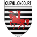 Quevilloncourt Sticker wappen, gelsenkirchen, augsburg, klebender aufkleber