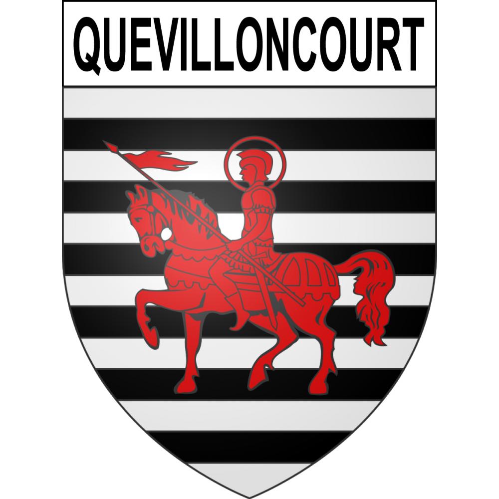 Quevilloncourt 54 ville sticker blason écusson autocollant adhésif