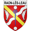 Raon-lès-Leau Sticker wappen, gelsenkirchen, augsburg, klebender aufkleber