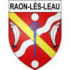 Pegatinas escudo de armas de Raon-lès-Leau adhesivo de la etiqueta engomada