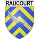 Stickers coat of arms Raucourt adhesive sticker
