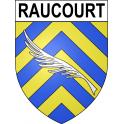 Stickers coat of arms Raucourt adhesive sticker