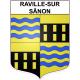 Pegatinas escudo de armas de Raville-sur-Sânon adhesivo de la etiqueta engomada