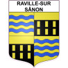 Raville-sur-Sânon 54 ville sticker blason écusson autocollant adhésif