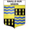 Raville-sur-Sânon Sticker wappen, gelsenkirchen, augsburg, klebender aufkleber