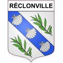 Stickers coat of arms Réclonville adhesive sticker
