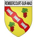 Stickers coat of arms Rembercourt-sur-Mad adhesive sticker