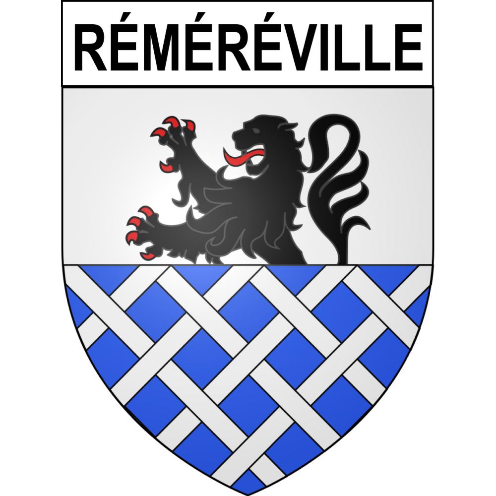 Réméréville 54 ville sticker blason écusson autocollant adhésif