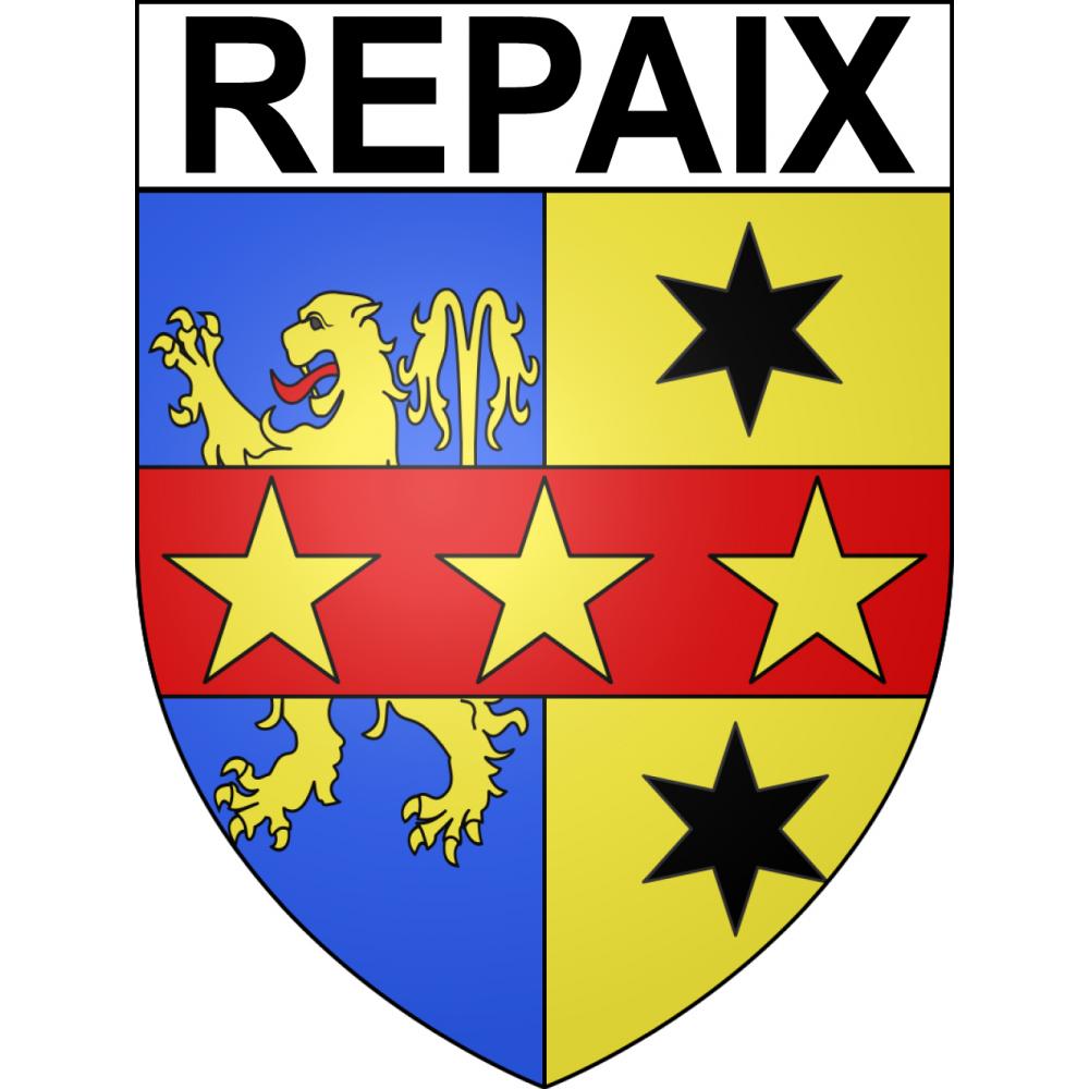 Repaix 54 ville sticker blason écusson autocollant adhésif