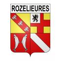Rozelieures 54 ville sticker blason écusson autocollant adhésif