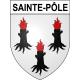 Stickers coat of arms Sainte-Pôle adhesive sticker