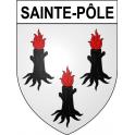 Sainte-Pôle Sticker wappen, gelsenkirchen, augsburg, klebender aufkleber