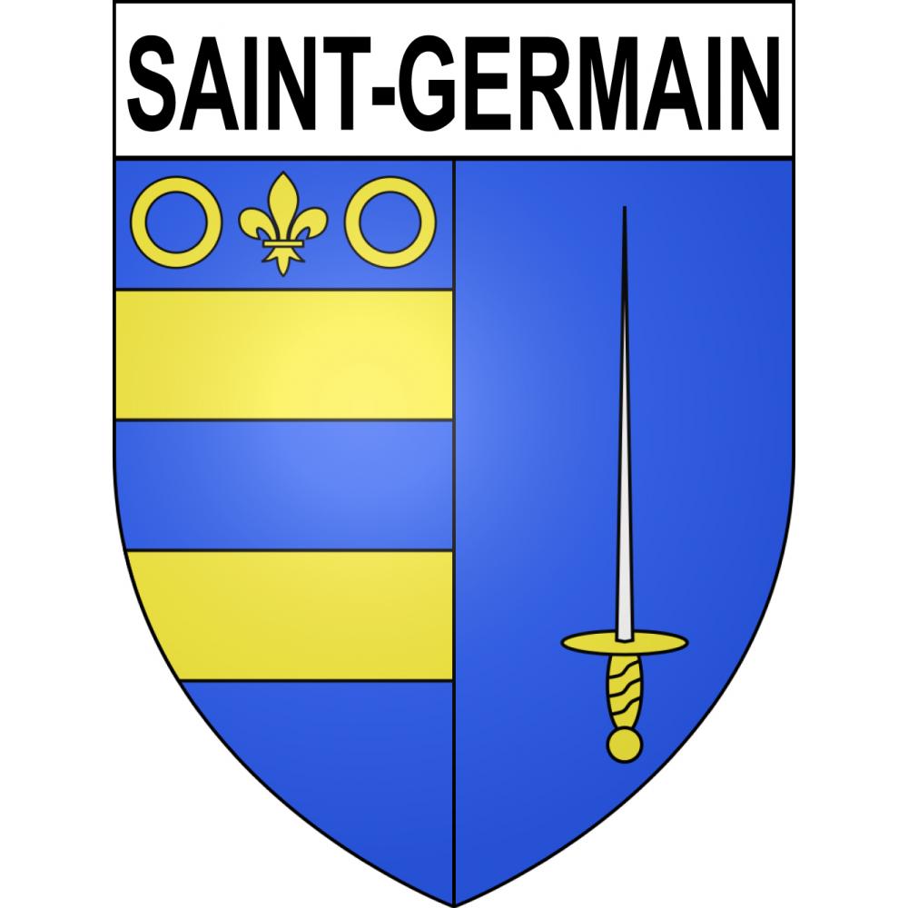 Saint-Germain Sticker wappen, gelsenkirchen, augsburg, klebender aufkleber