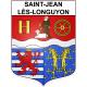 Saint-Jean-lès-Longuyon Sticker wappen, gelsenkirchen, augsburg, klebender aufkleber