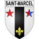 Saint-Marcel Sticker wappen, gelsenkirchen, augsburg, klebender aufkleber