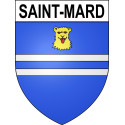 Saint-Mard 54 ville sticker blason écusson autocollant adhésif