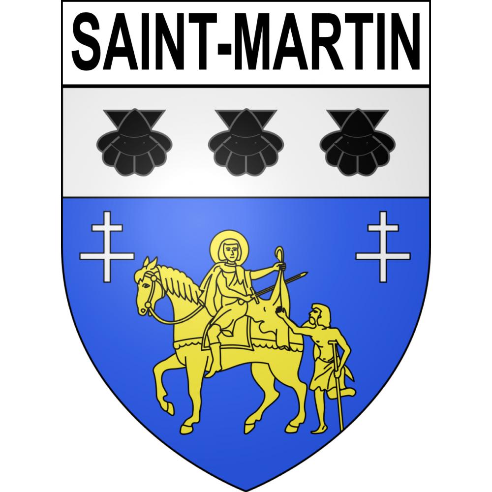 Adesivi stemma Saint-Martin adesivo