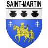 Stickers coat of arms Saint-Martin adhesive sticker