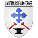 Stickers coat of arms Saint-Maurice-aux-Forges adhesive sticker