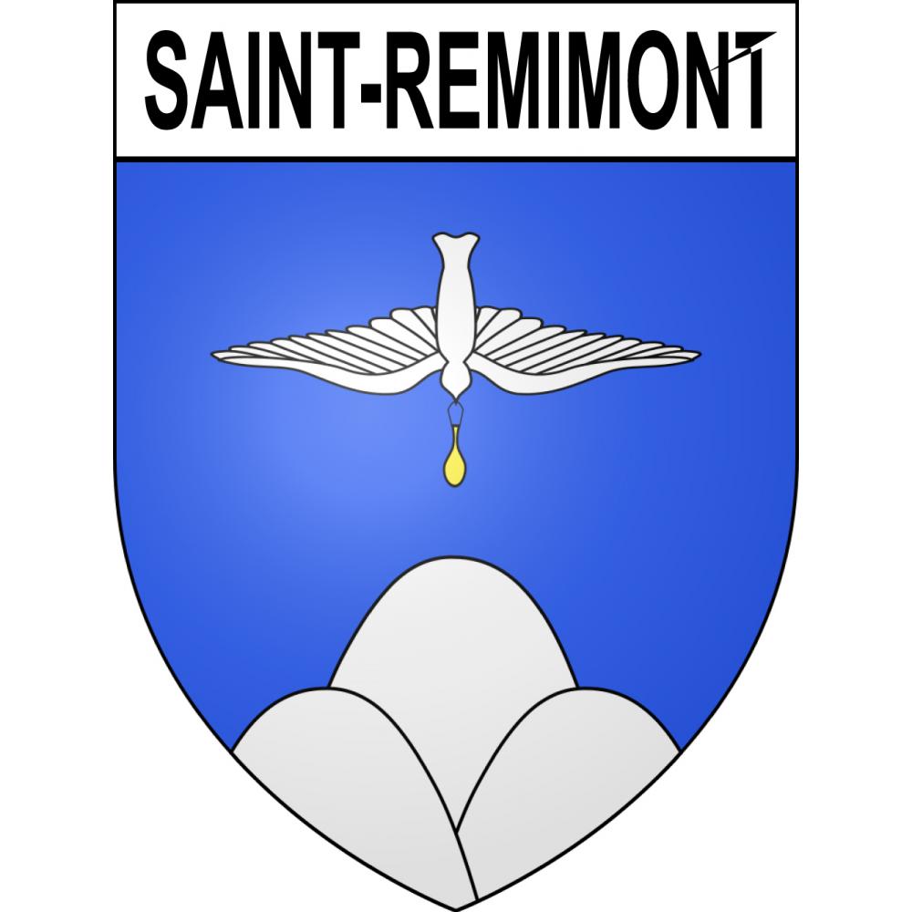 Pegatinas escudo de armas de Saint-Remimont adhesivo de la etiqueta engomada