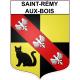 Saint-Rémy-aux-Bois 54 ville sticker blason écusson autocollant adhésif