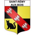 Saint-Rémy-aux-Bois 54 ville sticker blason écusson autocollant adhésif