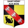 Pegatinas escudo de armas de Saint-Rémy-aux-Bois adhesivo de la etiqueta engomada