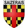 Saizerais 54 ville sticker blason écusson autocollant adhésif