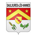 Saulxures-lès-Vannes 54 ville sticker blason écusson autocollant adhésif
