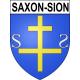 Saxon-Sion 54 ville sticker blason écusson autocollant adhésif